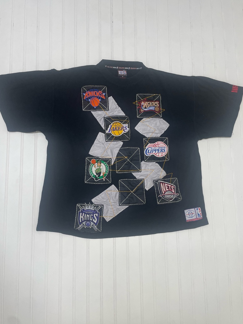 NBA Teams Graphic Black Short Sleeve Tee